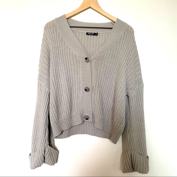 Nasty Gal Sweaters - Nasty Gal Button Down Sweater Cartigan